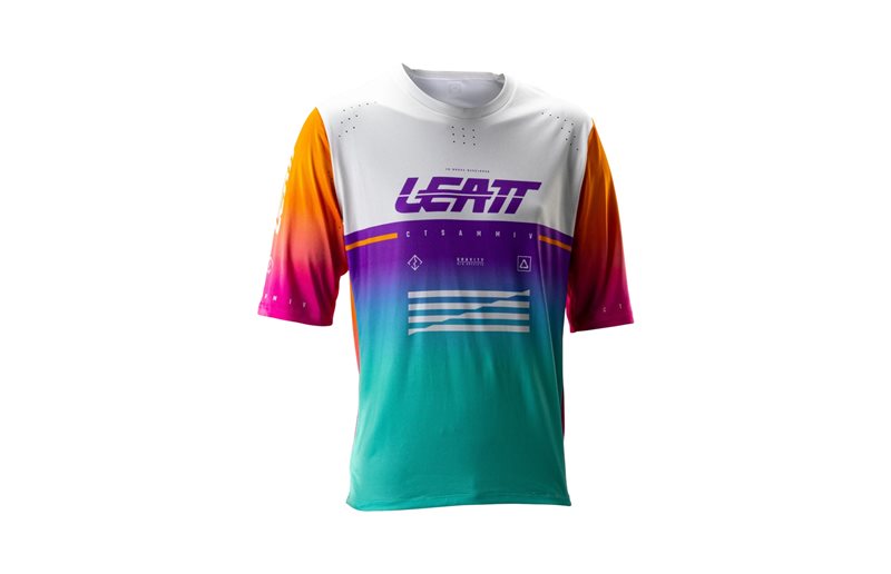 Pyöräilypaita Leatt Jersey MTB Gravity 4.0 Pinata Purple