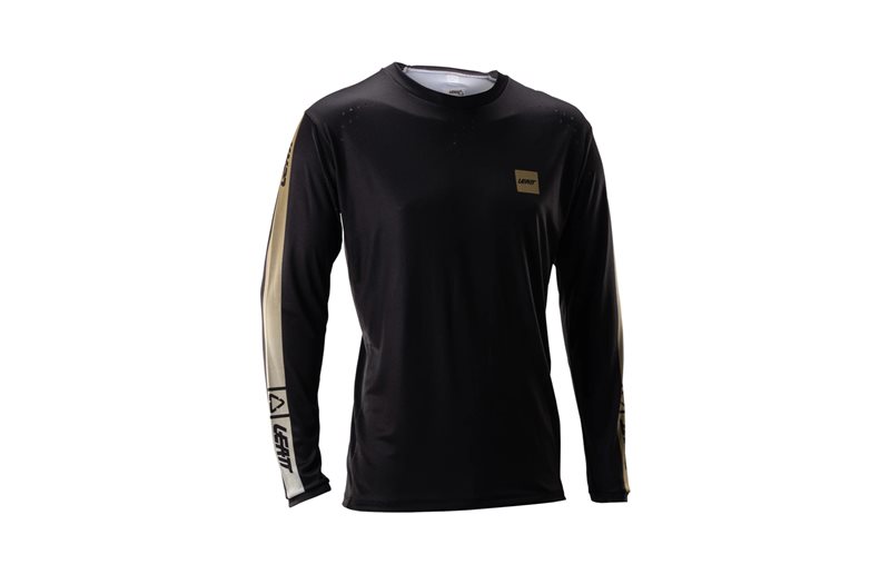 Pyöräilypaita Leatt Jersey MTB Gravity 4.0 L/S Stripe Black