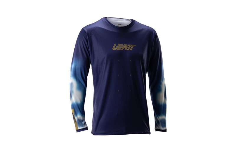 Pyöräilypaita Leatt Jersey MTB Gravity 4.0 L/S Galaxy Blue