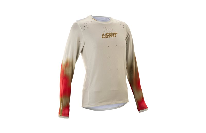 Pyöräilypaita Leatt Jersey MTB Gravity 4.0 L/S Women Cream White