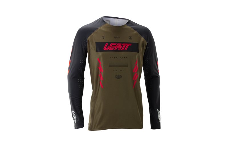 Pyöräilypaita Leatt Jersey MTB Gravity 5.0 Race Brown
