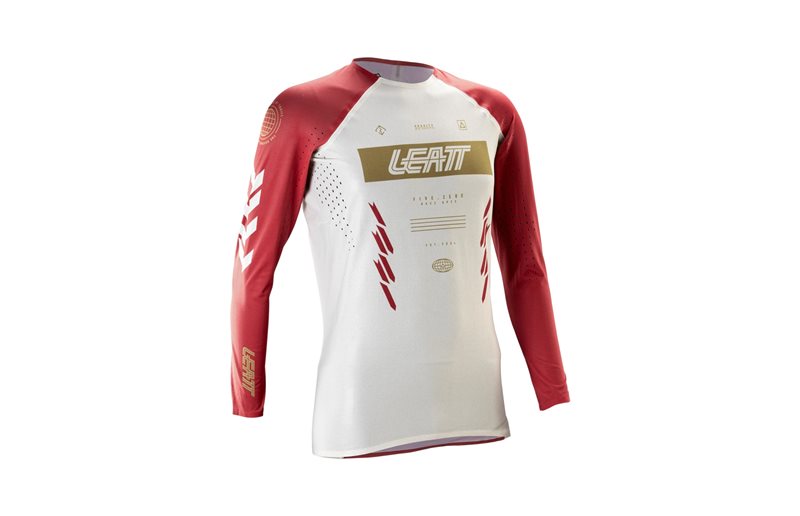 Cykeltröja Leatt Jersey MTB Gravity 5.0 Women Race Red
