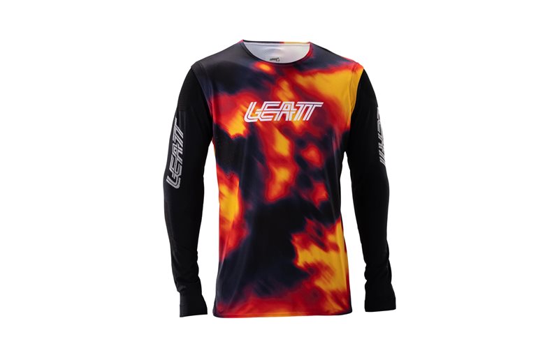 Pyöräilypaita Leatt Jersey MTB Gravity 8.0 Heatmap Red