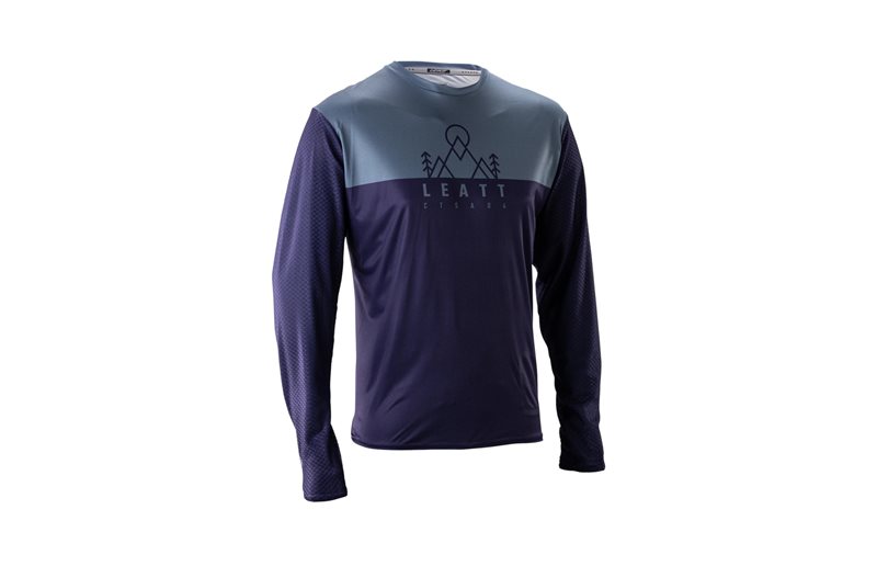 Pyöräilypaita Leatt Jersey MTB Trail 3.0 L/S Galaxy Blue