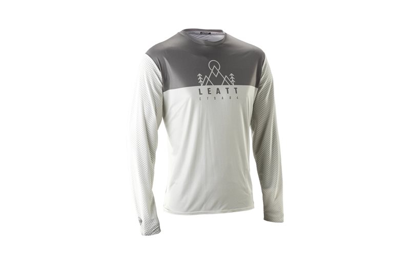 Pyöräilypaita Leatt Jersey MTB Trail 3.0 L/S Cream White