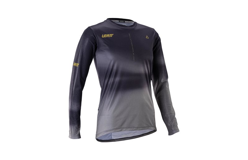 Pyöräilypaita Leatt Jersey MTB Trail 3.0 L/S Women Ghost Black