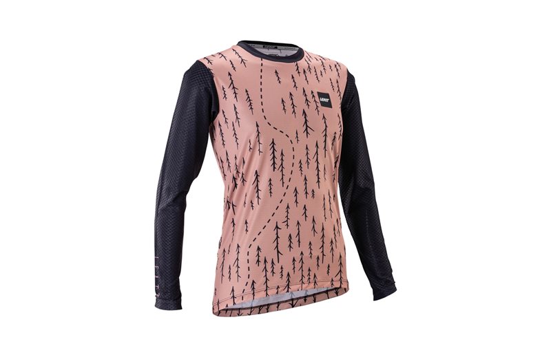 Pyöräilypaita Leatt Jersey MTB Trail 3.0 L/S Women Trails Pink