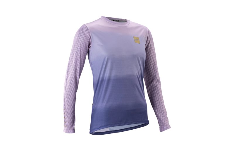 Pyöräilypaita Leatt Jersey MTB Trail 3.0 L/S Women Cosmic Blue