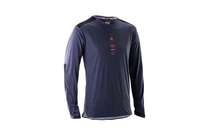 Pyöräilypaita Leatt Jersey MTB Trail L/S 4.0 Galaxy Blue