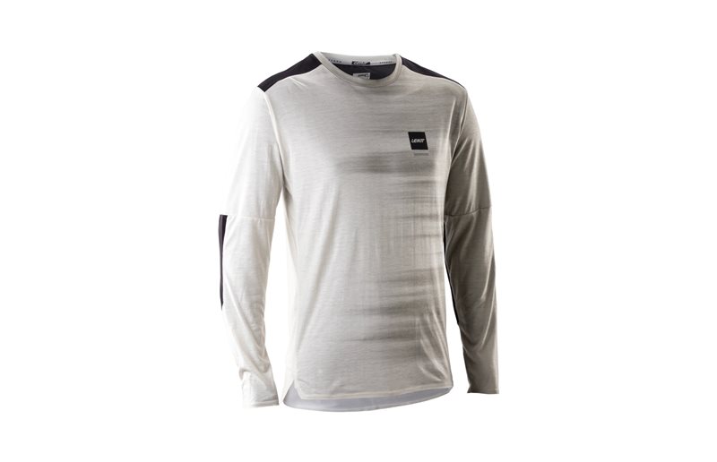 Cykeltröja Leatt Jersey MTB Trail L/S 4.0 Cream White