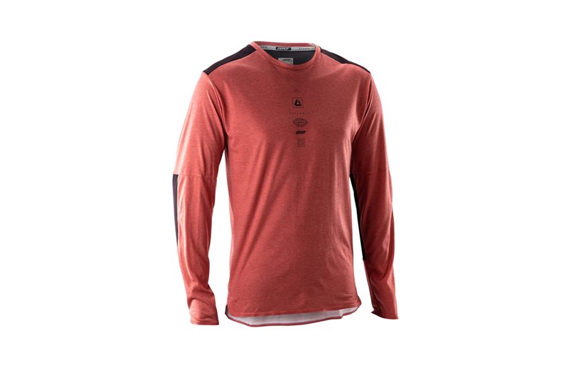 Pyöräilypaita Leatt Jersey MTB Trail L/S 4.0 Dusty Red
