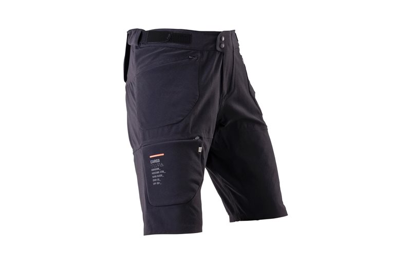 Cykelbyxor Leatt Shorts MTB Trail 6.0 Cargo Ghost Black