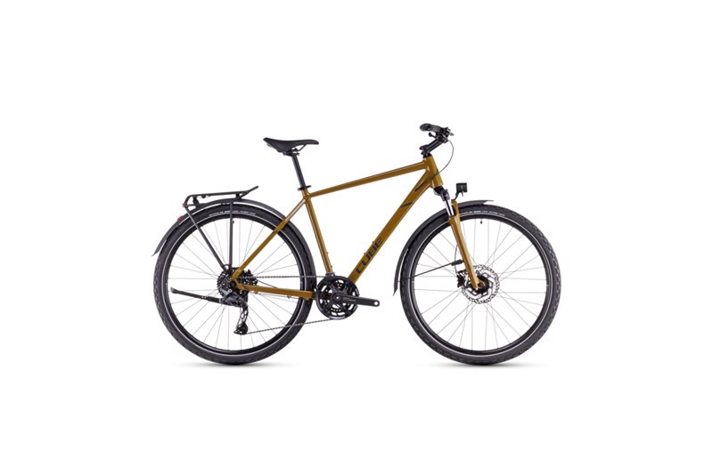 Cross-hybridipyörä Cube Nature Pro Allroad High Willowgreen/Black