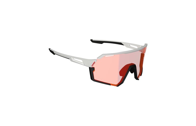 Cykelglasögon Leatt RideViz Pro Large Iriz Cryztal Black/White-Red