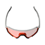 Cykelglasögon Leatt RideViz Pro Large Iriz Cryztal Black/White-Red