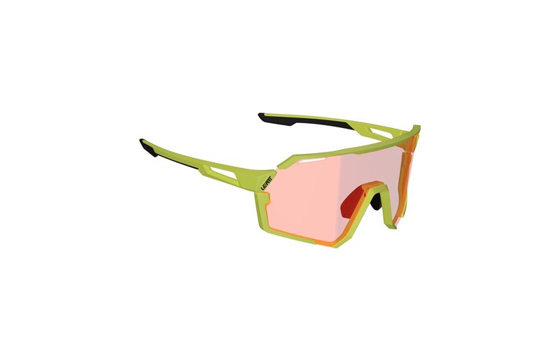 Pyöräilylasit Leatt RideViz Pro Small Iriz Cryztal Neon Yellow-Red