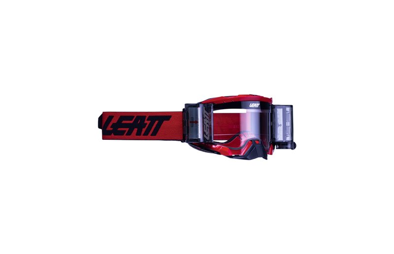 Goggle-ajolasit Leatt Goggle Velocity 5.5 Roll-Off Red-Clear