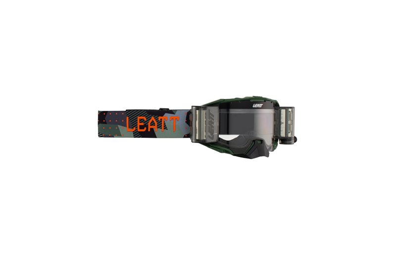 Goggle-ajolasit Leatt Goggle Velocity 6.5 Roll-Off Cactus Camo Green-Clear
