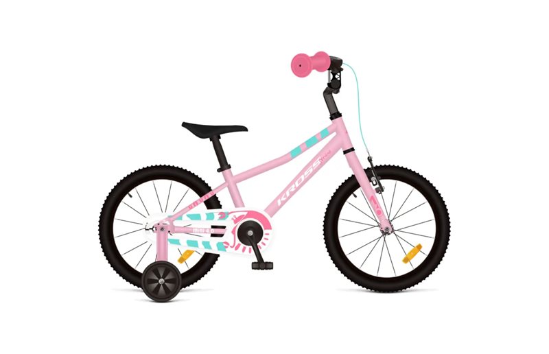 Barncykel Kross Mini 4.0 Pink/White