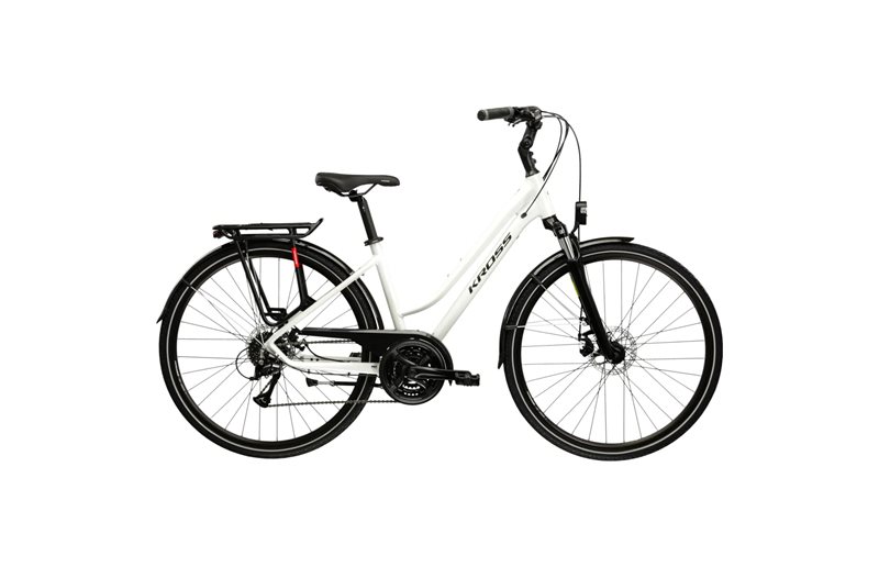 Bysykkel Kross Trans 3.0 W Pearl/Black
