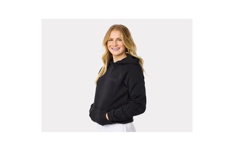 Fritidstrøye Trek Left Stacked Unisex Hoodie Black