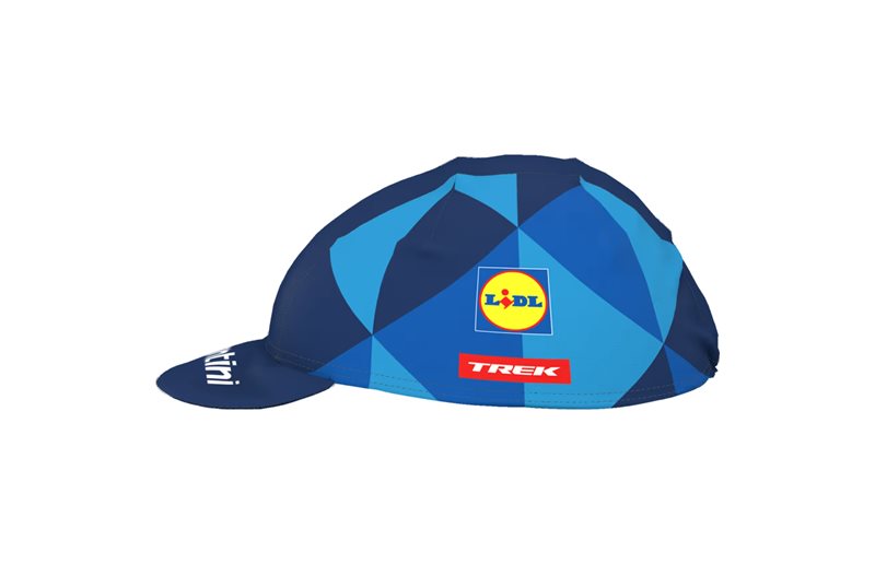 Sykkelcaps Santini Lidl-Trek Team Cycling Cap Blue/Yellow