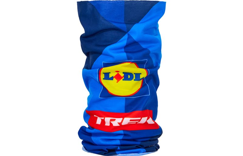 Halsvarmer Santini Lidl-Trek Team Neck Gaiter Blue/Yellow
