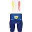 Pyöräilyhousut Santini Lidl-Trek Team Bib Short Blue/Yellow
