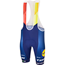 Pyöräilyhousut Santini Lidl-Trek Team Bib Short Blue/Yellow