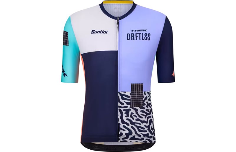 Sykkeltrøye Santini Trek Driftless Team Jersey Blue