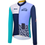 Cykeltröja Santini Trek Driftless Team Thermal LS Jersey Blue