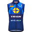 Sykkelvest Santini Lidl-Trek Team Windshell Vest Blue/Yellow