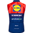 Sykkelvest Santini Lidl-Trek Team Windshell Vest Blue/Yellow