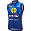 Sykkelvest Santini Lidl-Trek Team Windshell Vest Blue/Yellow