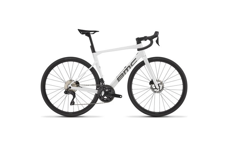 Racercykel allround BMC Roadmachine TWO Metallic White