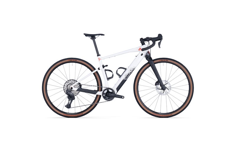 Gravel Elcykel BMC URS AMP One White