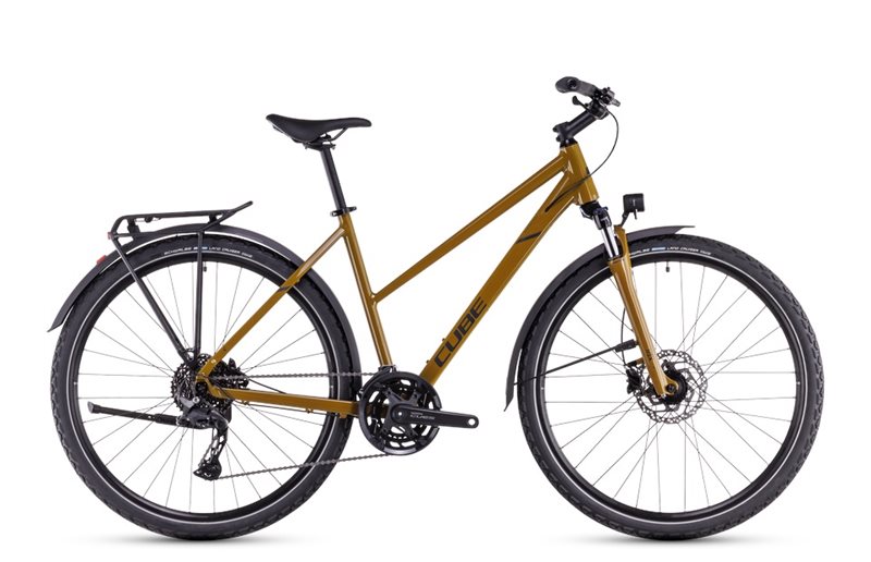 Cross-hybridipyörä Cube Nature Pro Allroad Mid Willowgreen/Black