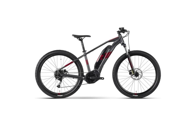 Terreng elsykkel Raymon HardRay E 3.0 Antracite/Dark Red