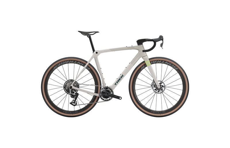 Gravelsykkel Trek Checkmate SLR 9 AXS Buff Beige/Supernova Splatter