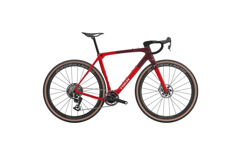 Gravelsykkel Trek Checkmate SLR 9 AXS Radioactive Red/Sedona Red