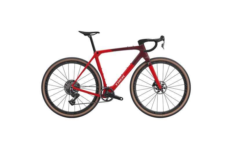 Gravelsykkel Trek Checkmate SLR 7 AXS Radioactive Red/Sedona Red