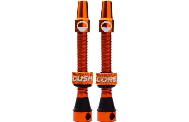 Tubelessventil Cush Core Tubeless Valve Presta Orange