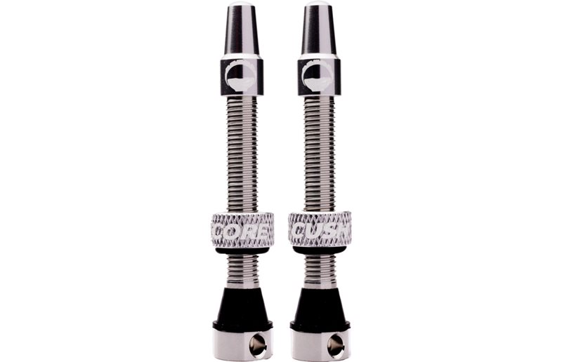 Tubelessventil Cush Core Tubeless Valve Presta Silver