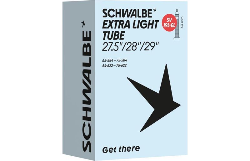 Sykkelslange Schwalbe Slang SV19L-EL Extra Light 54-75x584-622 Presta 40mm
