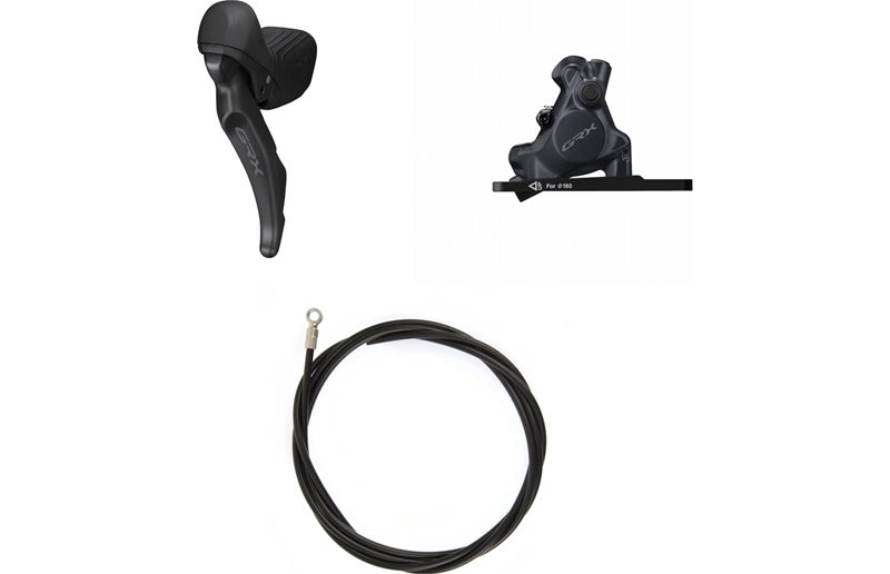 Skivbromsset Shimano GRX Vänster/Fram ST-RX610-L/BR-RX410-F