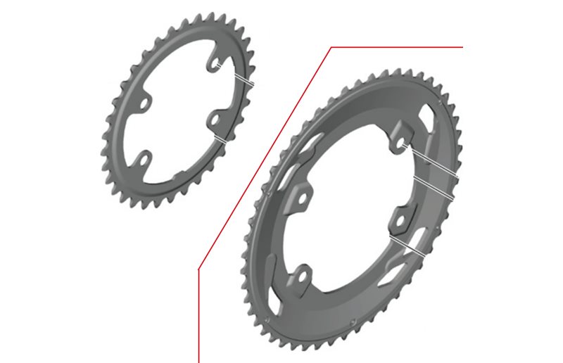 Framdrev Shimano Cues FC-U6030 46T Chainring