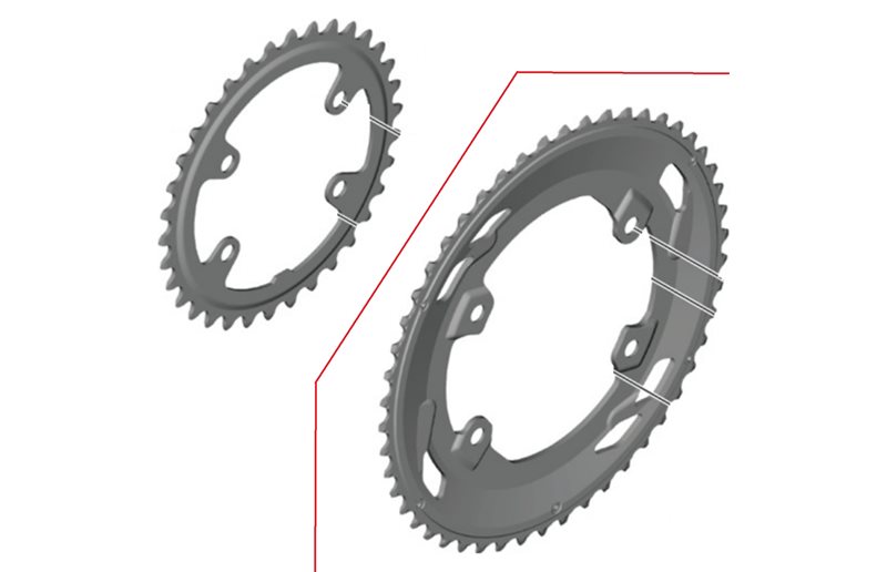 Framdrev Shimano Cues FC-U6030 50T Chainring