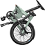 Hopfällbar Elcykel UTO Pro20 Smoked Green 20"