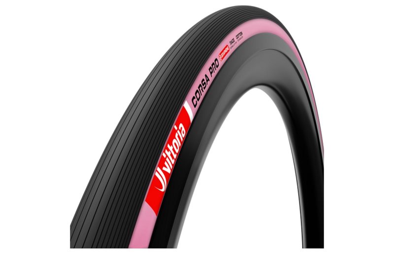 Cykeldäck Vittoria Corsa Pro TLR G2 Black/Pink