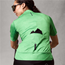 Cykeltröja Endura Women's FS260 Print  S/S Emerald